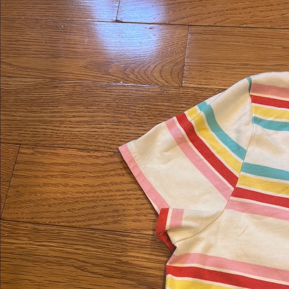 Abercrombie & Fitch Kids 15/16 Striped T-Shirt Multicolor girls rainbow LIKE NEW - Picture 8 of 8